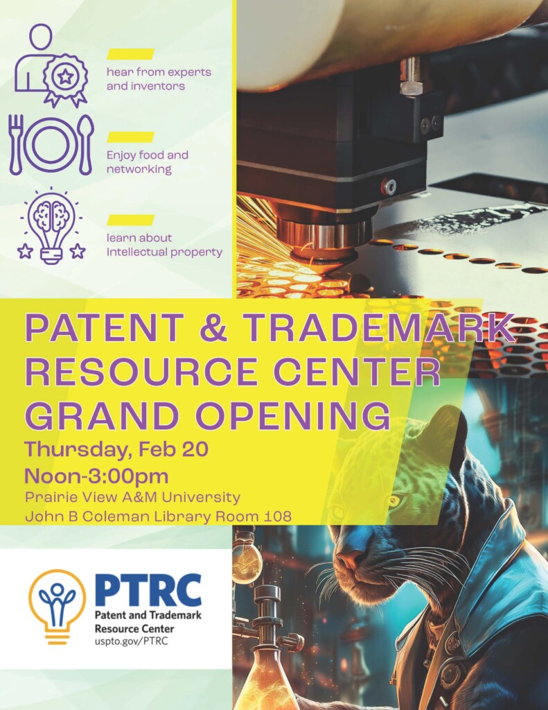 Patent and Trademark resource center opening